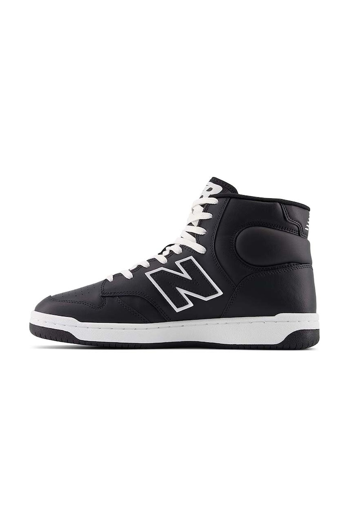 Obuwie New Balance sneakersy skórzane BB480COB BB480COB czarny