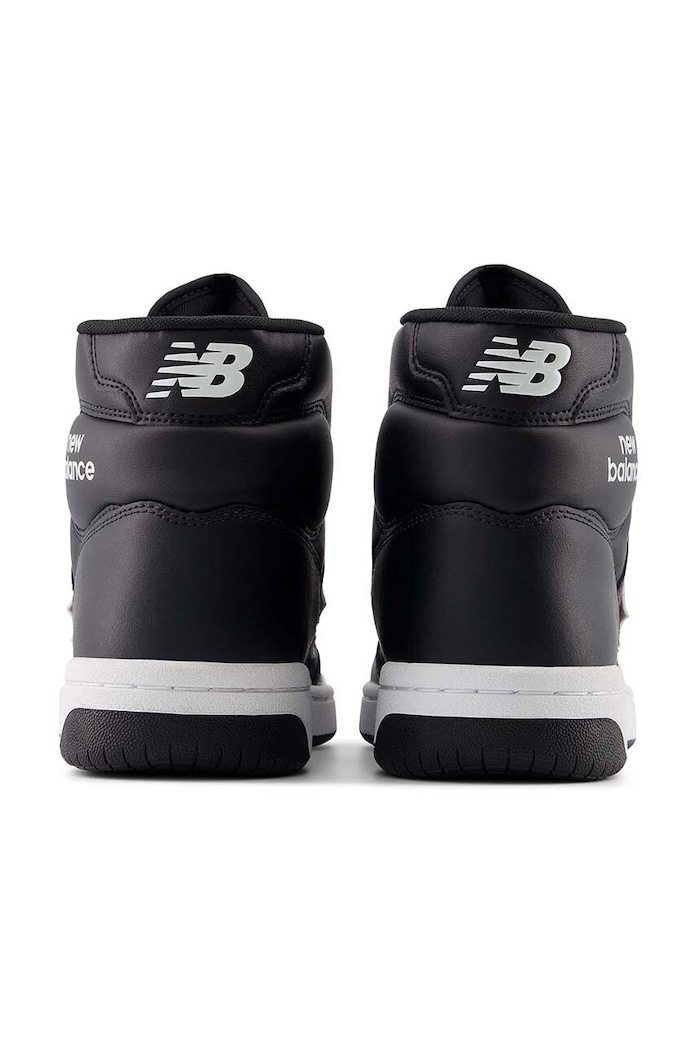 New Balance sneakersy skórzane BB480COB BB480COB czarny