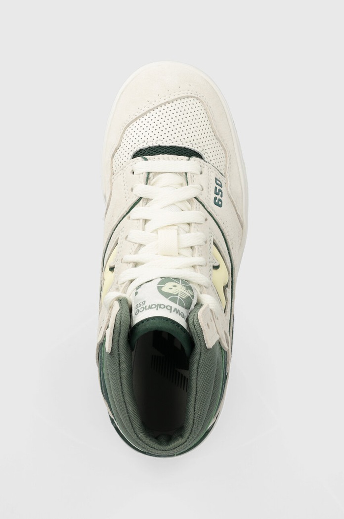 Semišové tenisky New Balance BB650RVG bílá BB650RVG