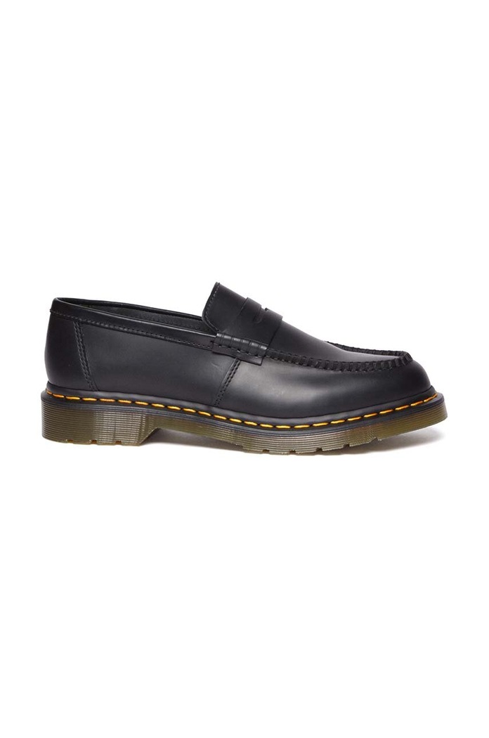 Kožené mokasíny Dr. Martens Penton usňová koža čierna DM30980001