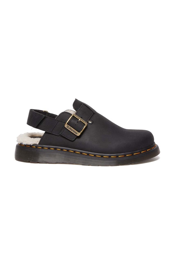 Dr. Martens sandały skórzane Jorge II płaski czarny DM31264001