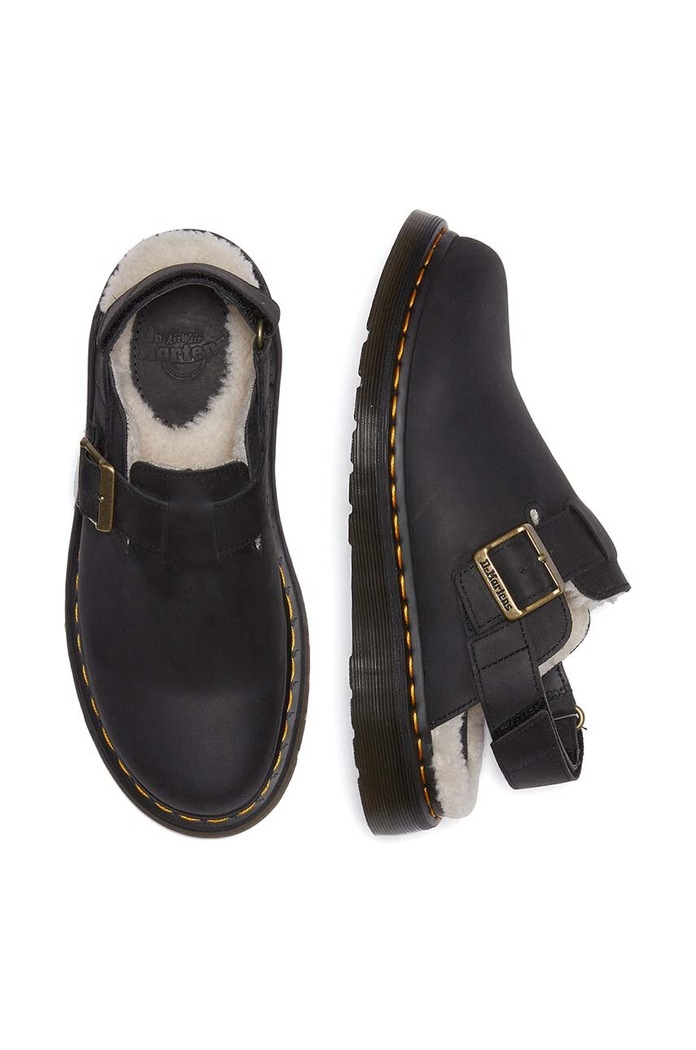 Dr. Martens sandały skórzane Jorge II czarny DM31264001