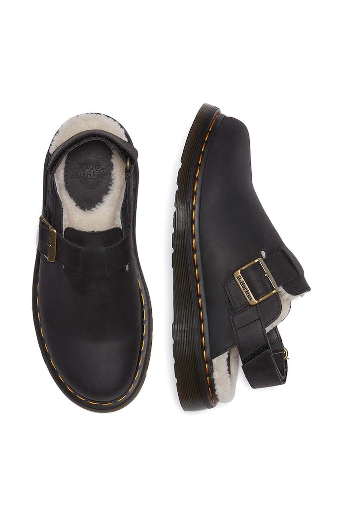 Dr. Martens sandały skórzane Jorge II czarny DM31264001