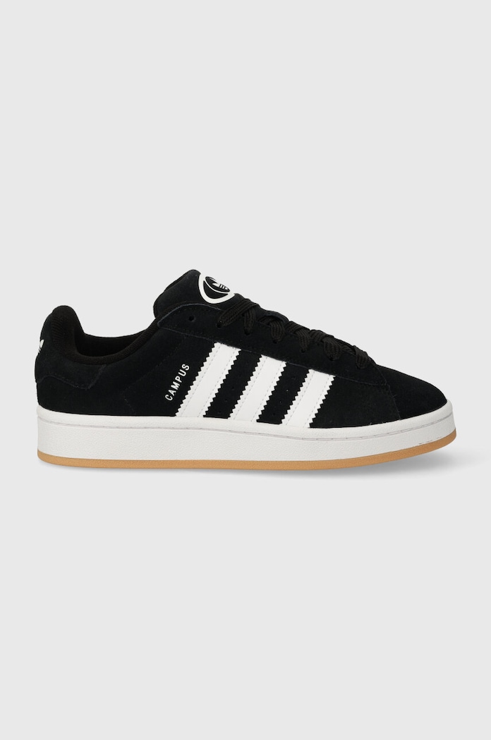 Σουέτ sneakers adidas Originals 0Campus 00s με κορδόνια μαύρο HQ6638