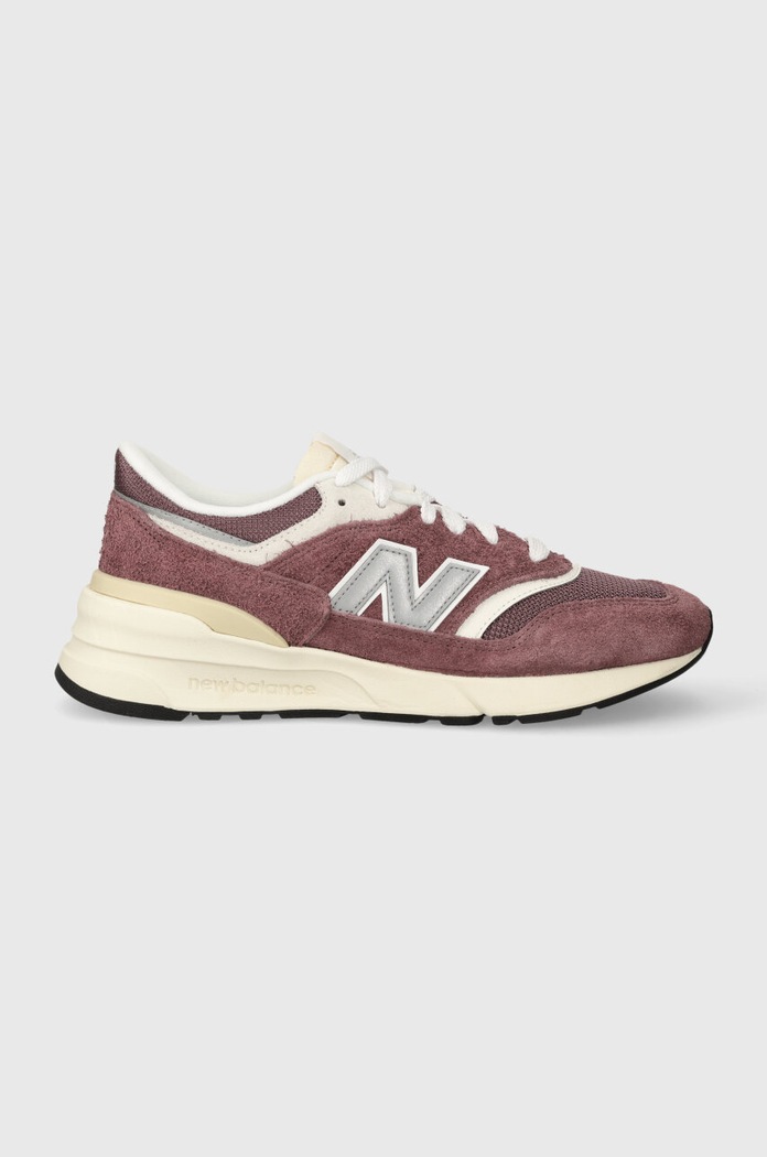 Sneakers New Balance 997 δέρμα σαμουά μπορντό U997RCC