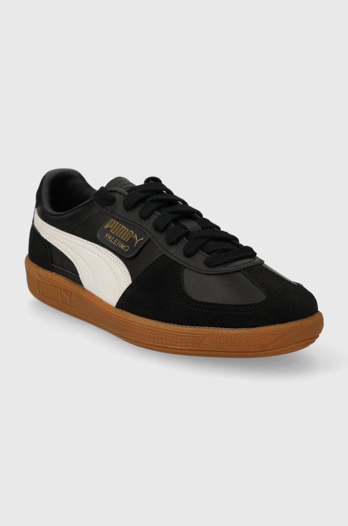Kožené tenisky Puma Palermo 396464 čierna SS26