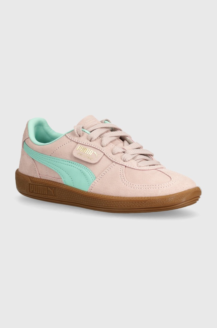 Puma Palermo tenisky semišové usňová koža ružová 396463