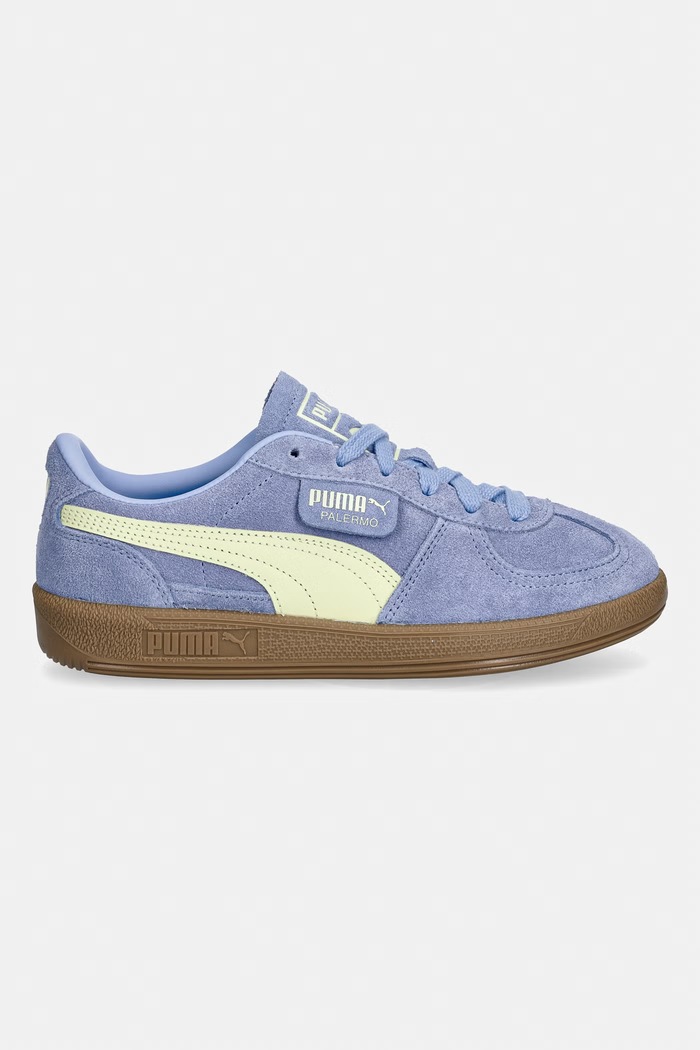 Puma Palermo sneakers din piele întoarsă 396463 albastru SS26