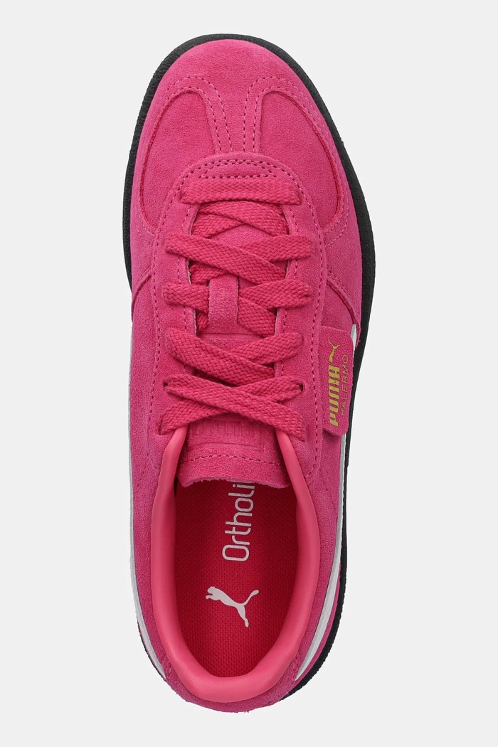 Puma Palermo tenisky zo semišu ružová 396463