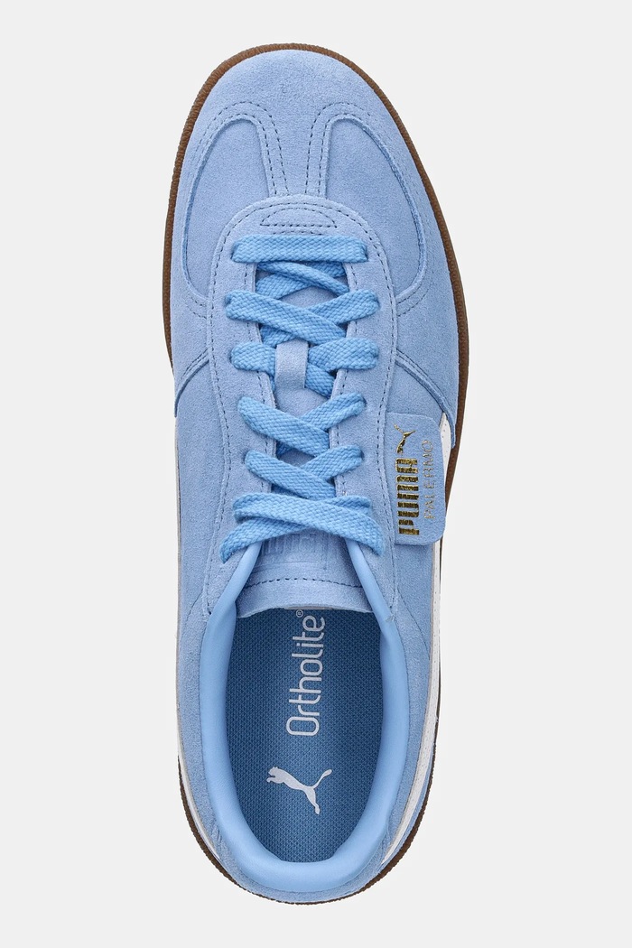 Puma Palermo tenisky semišové modrá 396463