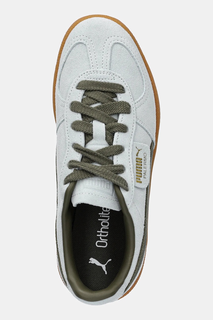 Puma Palermo sneakers piele întoarsă turcoaz 396463