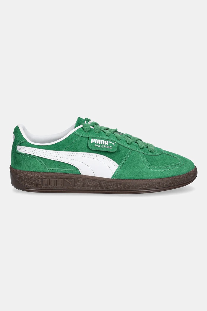Puma Palermo tenisky semišové 396463 zelená SS26