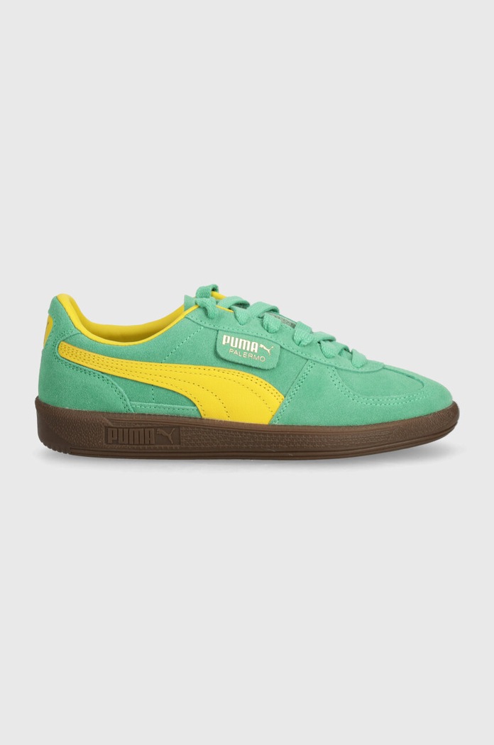 Puma Palermo tenisky semišové 396463 zelená SS26
