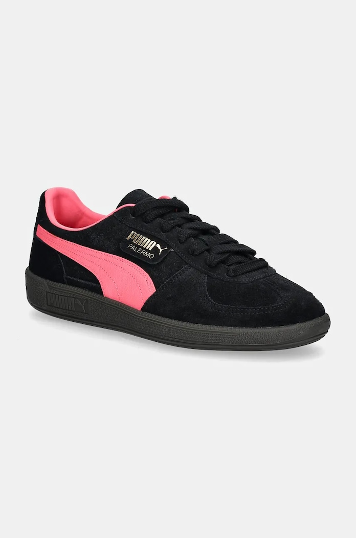 Puma Palermo sneakers boty semišové přírodní kůže černá 396463
