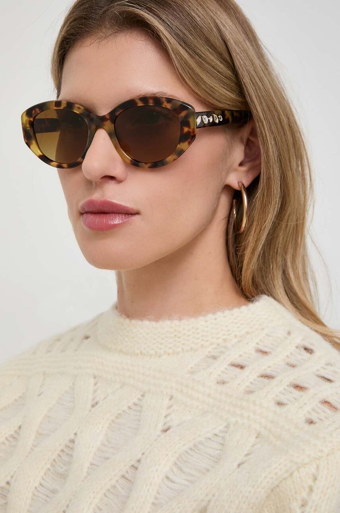 Akcesoria Swarovski okulary przeciwsłoneczne 5679535 DEXTERA ORGANIC 5679535 brązowy