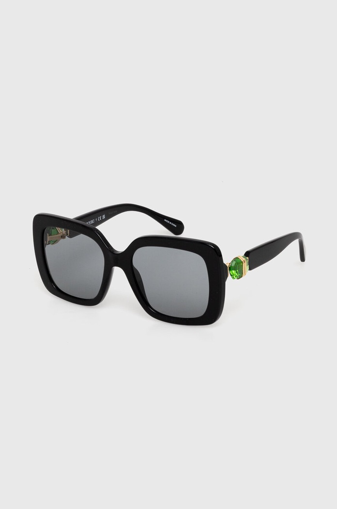 Swarovski okulary przeciwsłoneczne 5679521 LUCENT prostokątne czarny 5679521