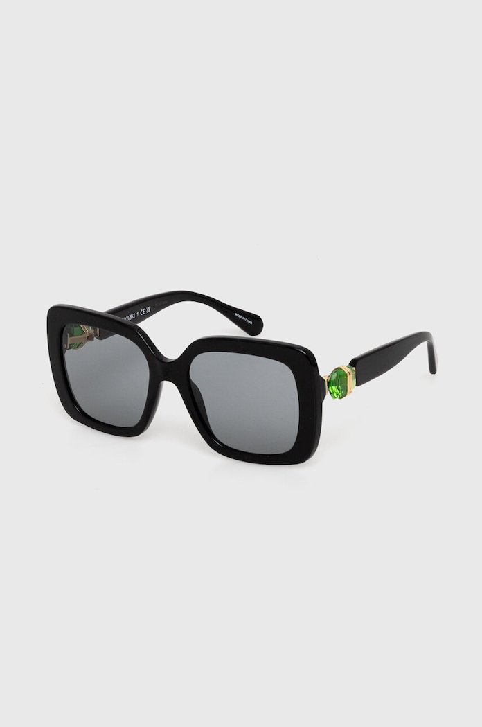 Swarovski okulary przeciwsłoneczne 5679521 LUCENT prostokątne czarny 5679521