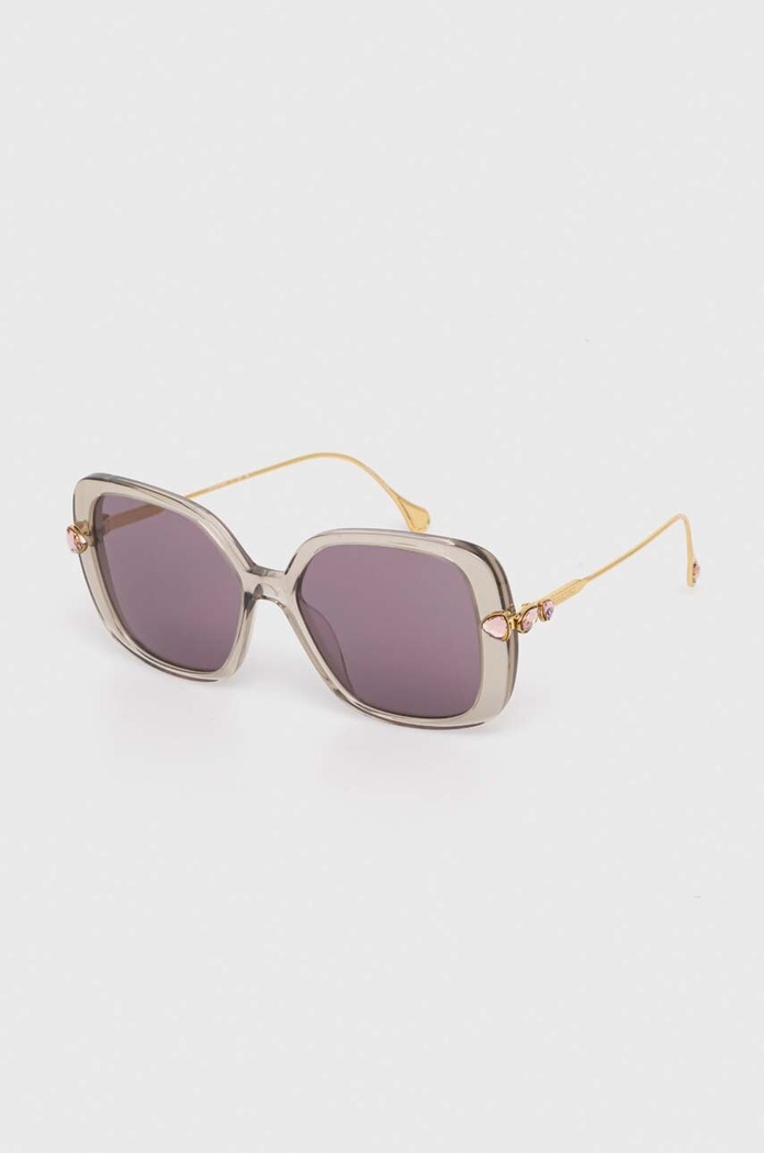 Swarovski okulary przeciwsłoneczne 5679548 MESMERA prostokątne transparentny 5679548