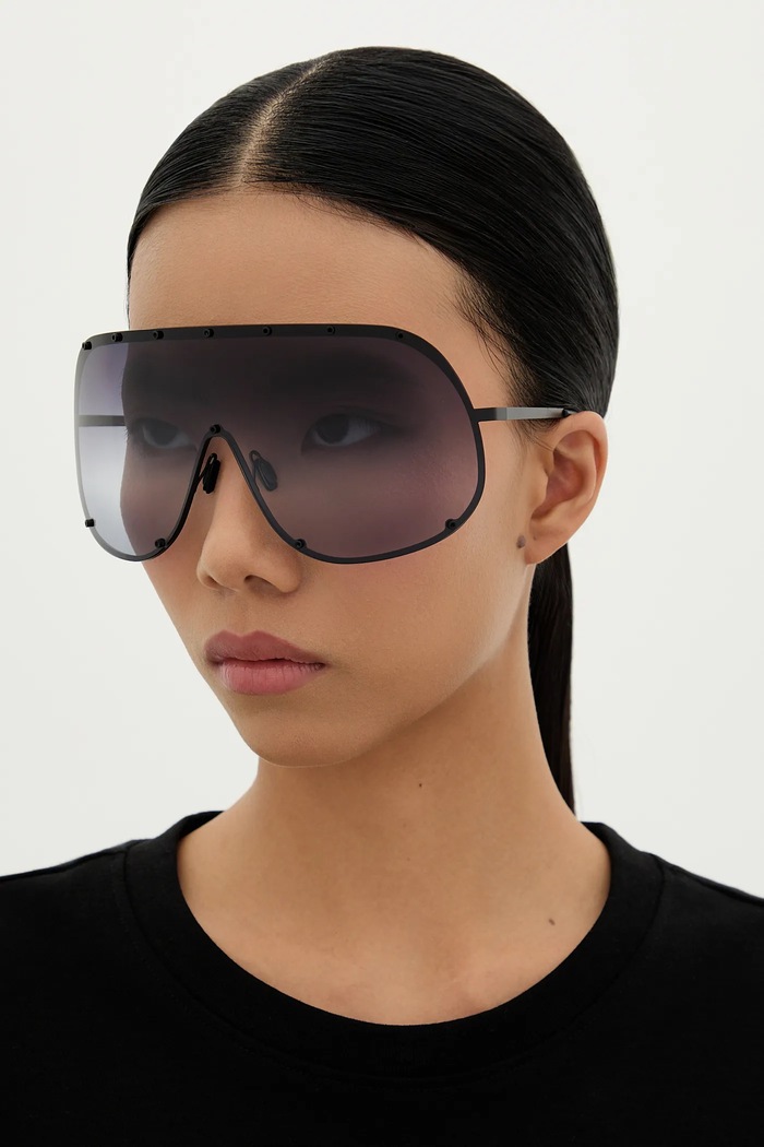 Rick Owens sunglasses black RG0000006.GBLKDE