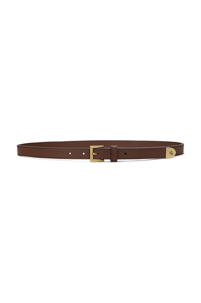 Lauren Ralph Lauren колан дамски от кожа кафяв 412912036