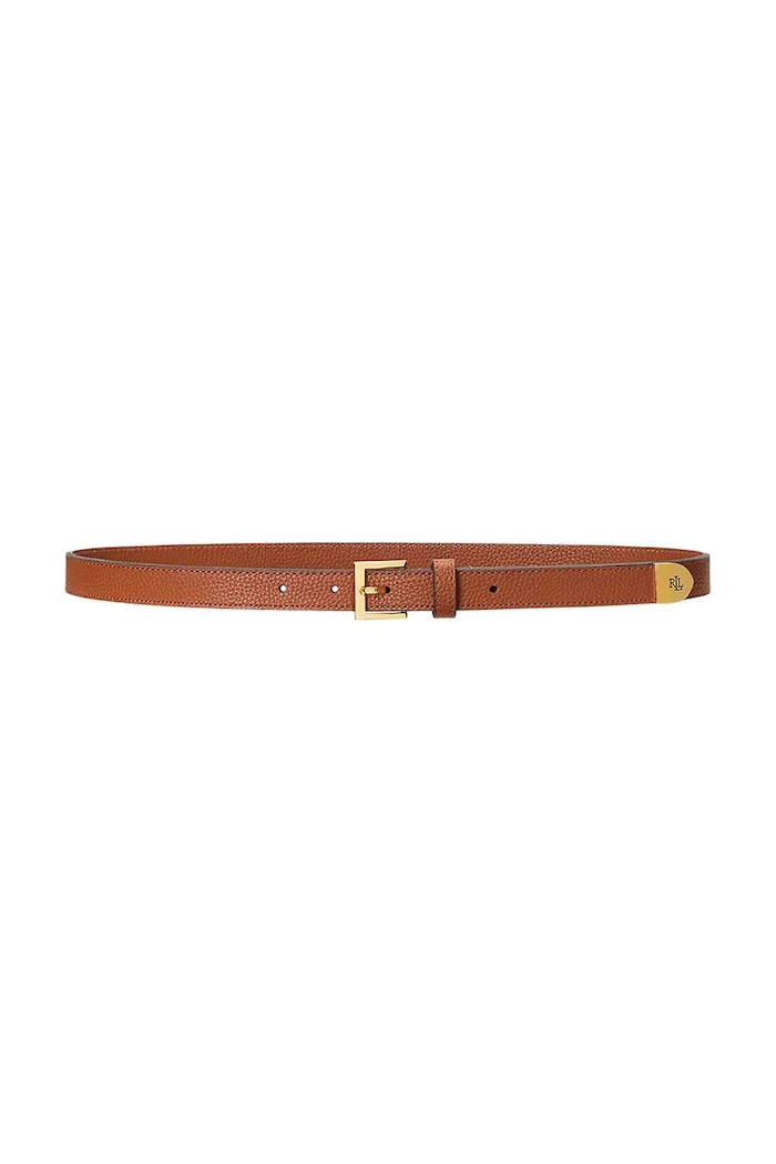 Lauren Ralph Lauren opasok dámsky kožený hnedá 412912036