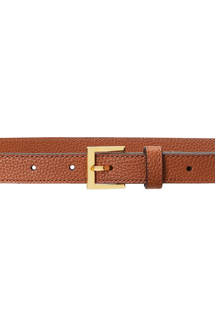 Lauren Ralph Lauren opasok dámsky kožený 412912036 hnedá AA00