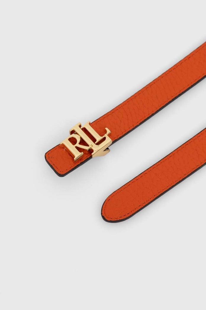 Lauren Ralph Lauren pasek dwustronny damski skórzany 412912038 multicolor AA00