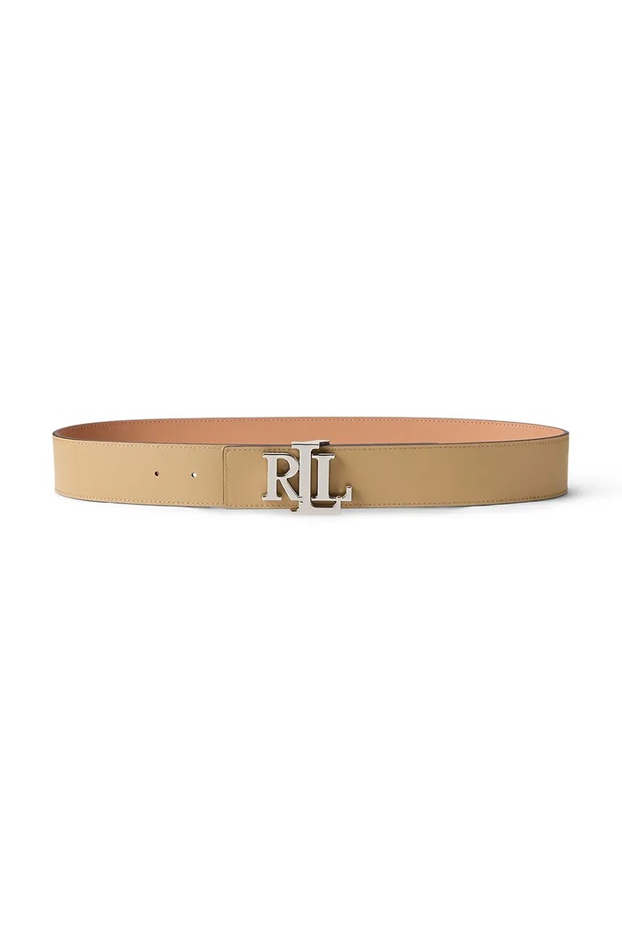 Lauren Ralph Lauren curea reversibilă pentru femei din piele 412912041 roz SS26