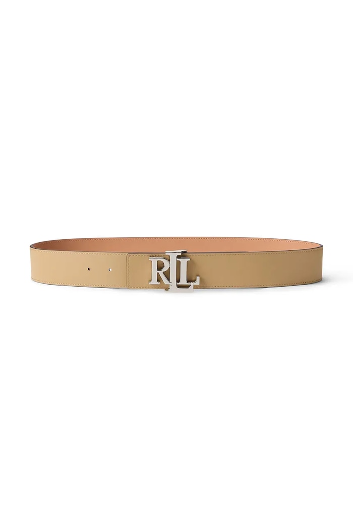 Lauren Ralph Lauren curea reversibilă pentru femei din piele 412912041 roz SS26