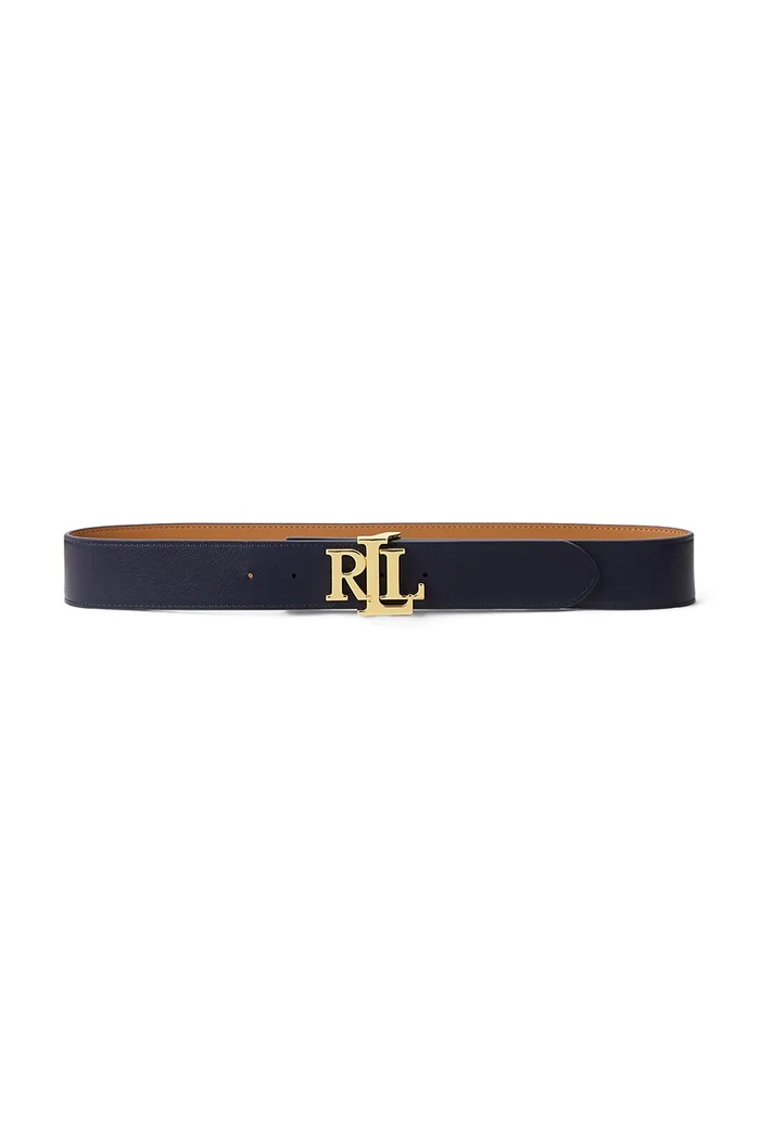 Lauren Ralph Lauren obojstranný opasok dámsky kožený 412912041 hnedá SS26