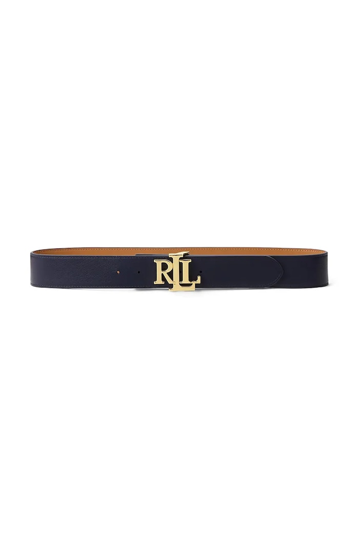 Lauren Ralph Lauren obojstranný opasok dámsky kožený 412912041 hnedá SS26