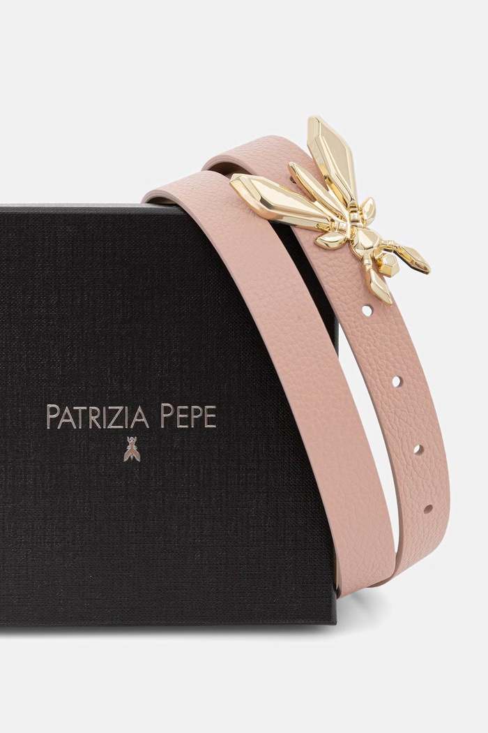 Dodatki Patrizia Pepe pas ženski usnjeni 8W0016.L001 roza