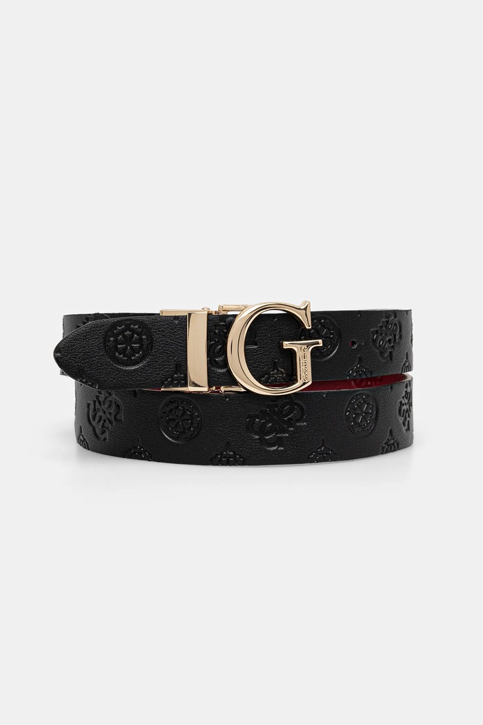 Guess oboustranný pásek dámský z imitace kůže ELLA BW7861.P3430 červená SS26