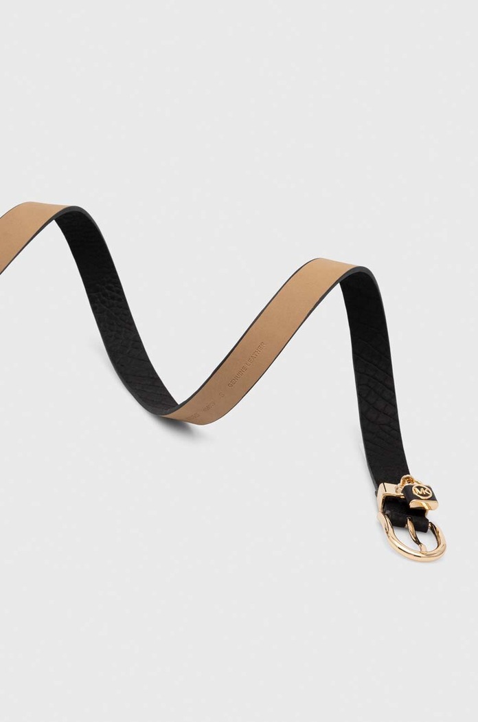 Kožený opasok MICHAEL Michael Kors 558929 čierna SS25