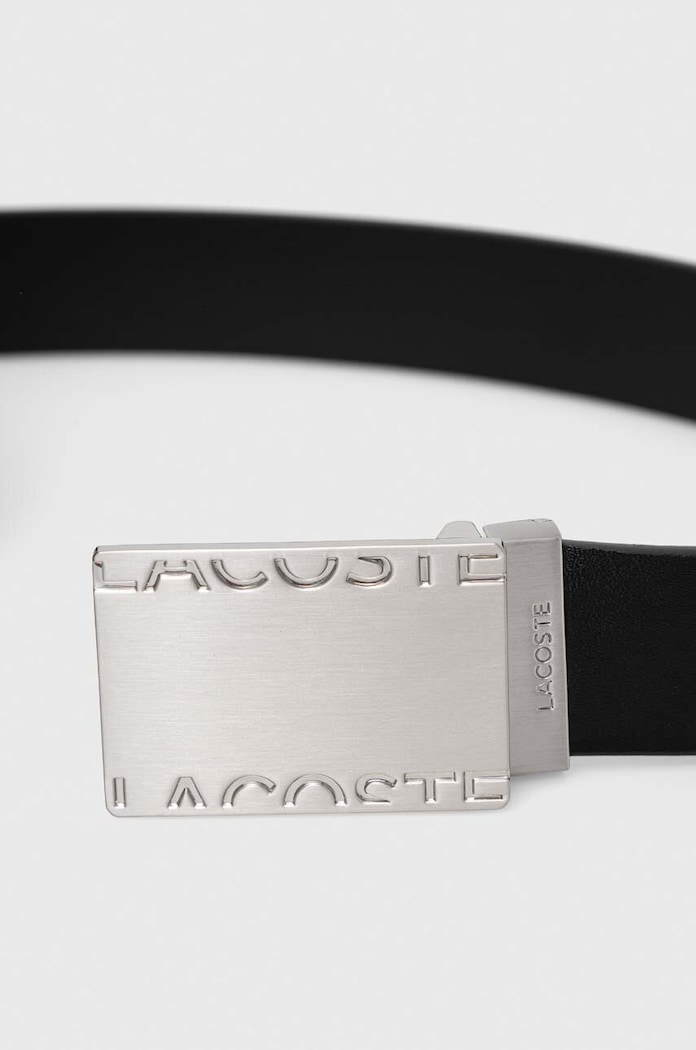 Dodatki Usnjen pas z odstranljivimi zaponkami Lacoste RC4060 črna