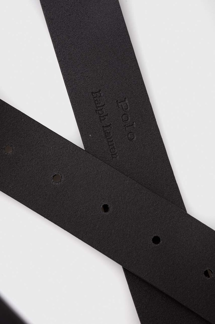 Doplňky Kožený pásek Polo Ralph Lauren 405913732 černá