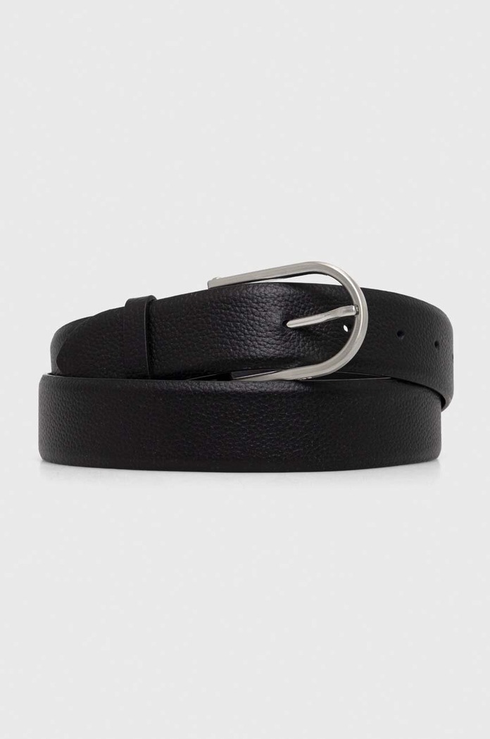 Kožený pásek Guess černá BM7736.LEA35