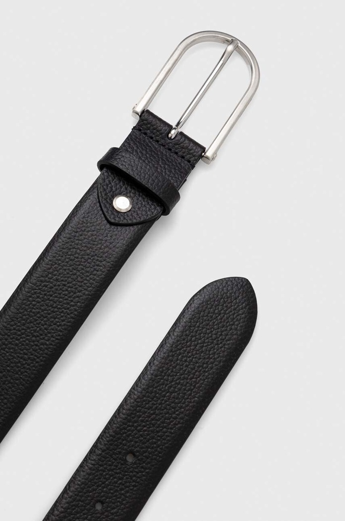 Kožený pásek Guess BM7736.LEA35 černá AW23