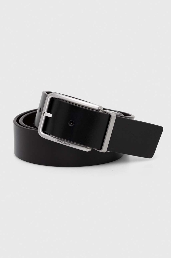 Dvostrani kožni remen Calvin Klein crna K50K510956