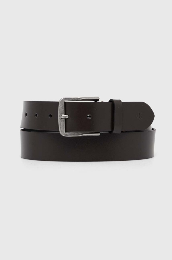 Kožený pásek Calvin Klein Jeans Planet friendly hnědá K50K511145