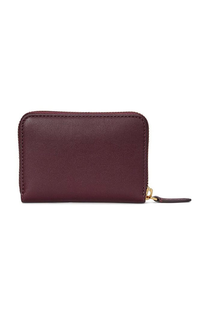 Кожен портфейл Lauren Ralph Lauren 432876729 бордо AW24