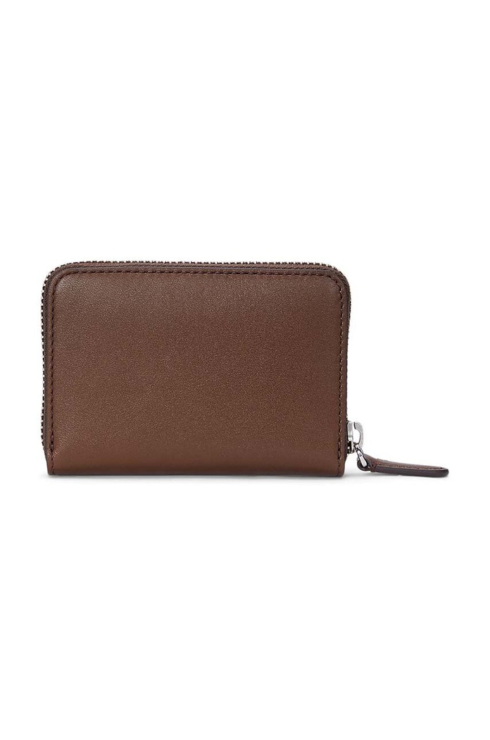 Usnjena denarnica Lauren Ralph Lauren 432876729 rjava AW24