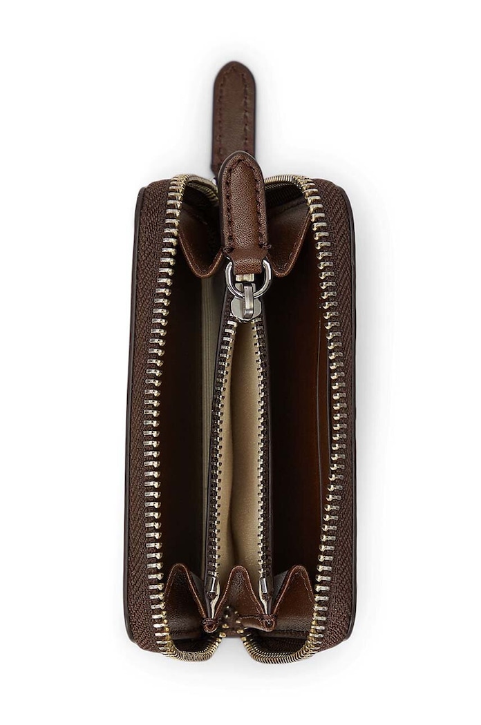 Dodatki Usnjena denarnica Lauren Ralph Lauren 432876729 rjava