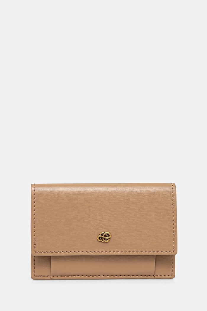Kožená peněženka By Malene Birger přírodní kůže béžová Q71727012Z