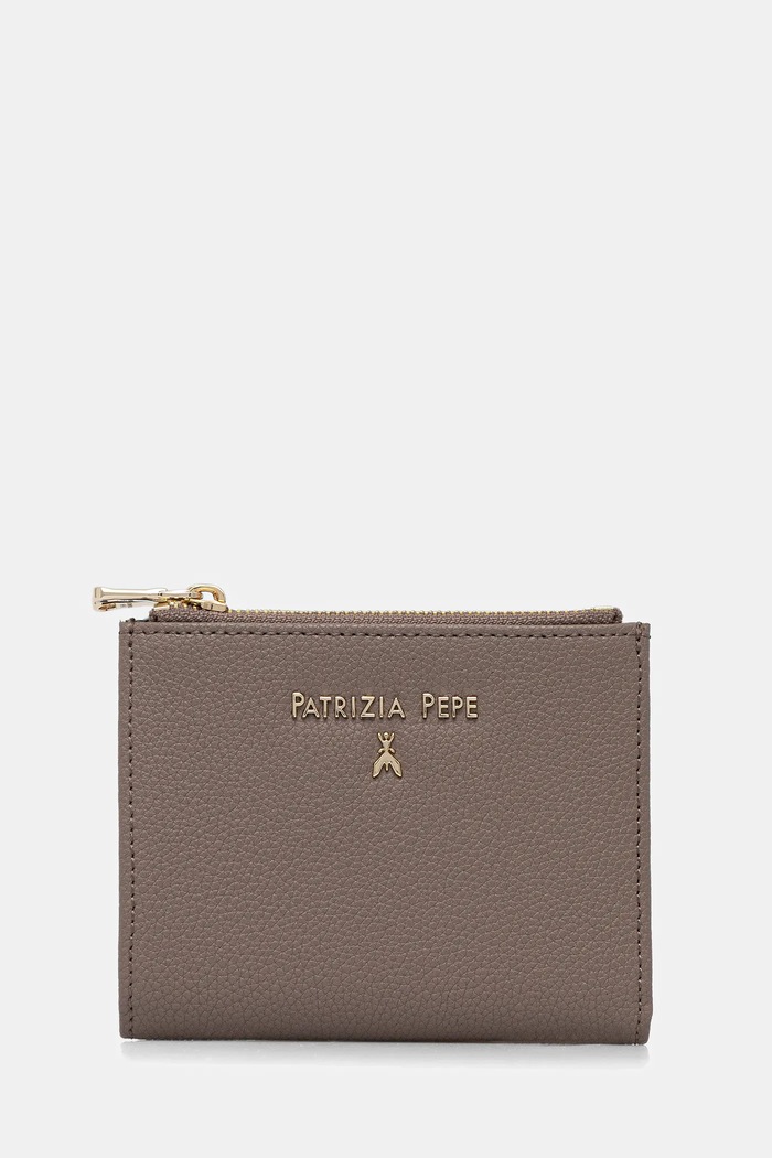 Patrizia Pepe Портфейл дамски от кожа кафяв CQ8732.L001