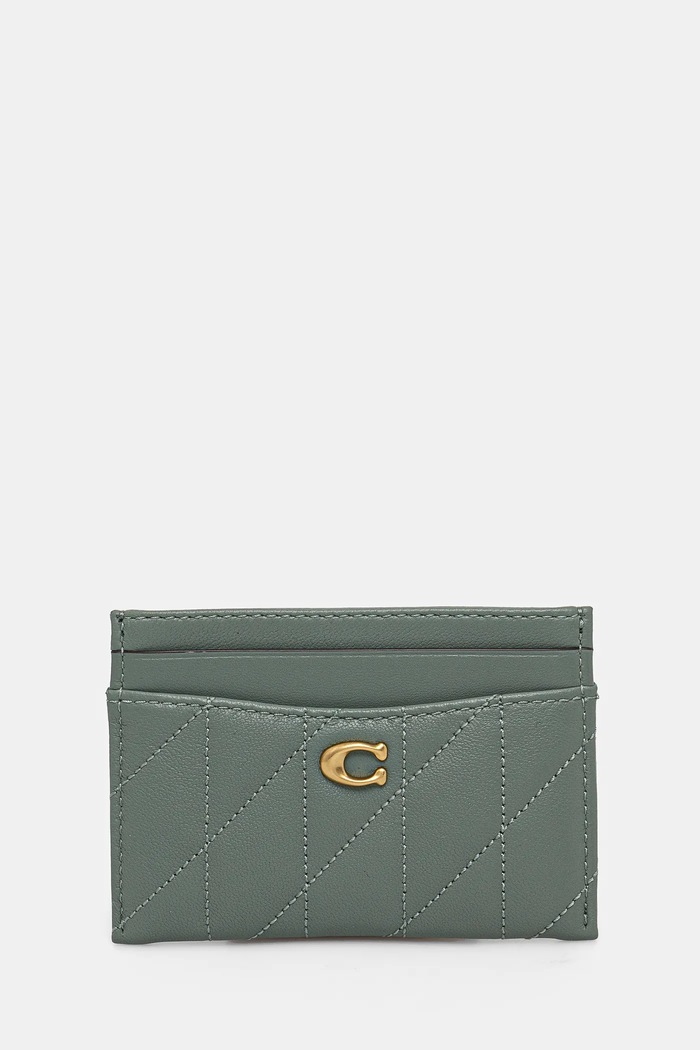Coach carcasa din piele Essential Card Case albastru CM434