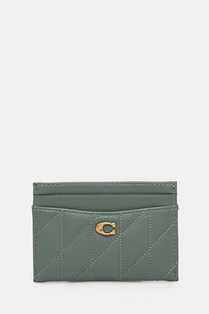 Coach carcasa din piele Essential Card Case albastru CM434
