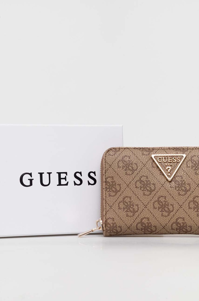 Peněženka Guess LAUREL SWSG85.00400 béžová