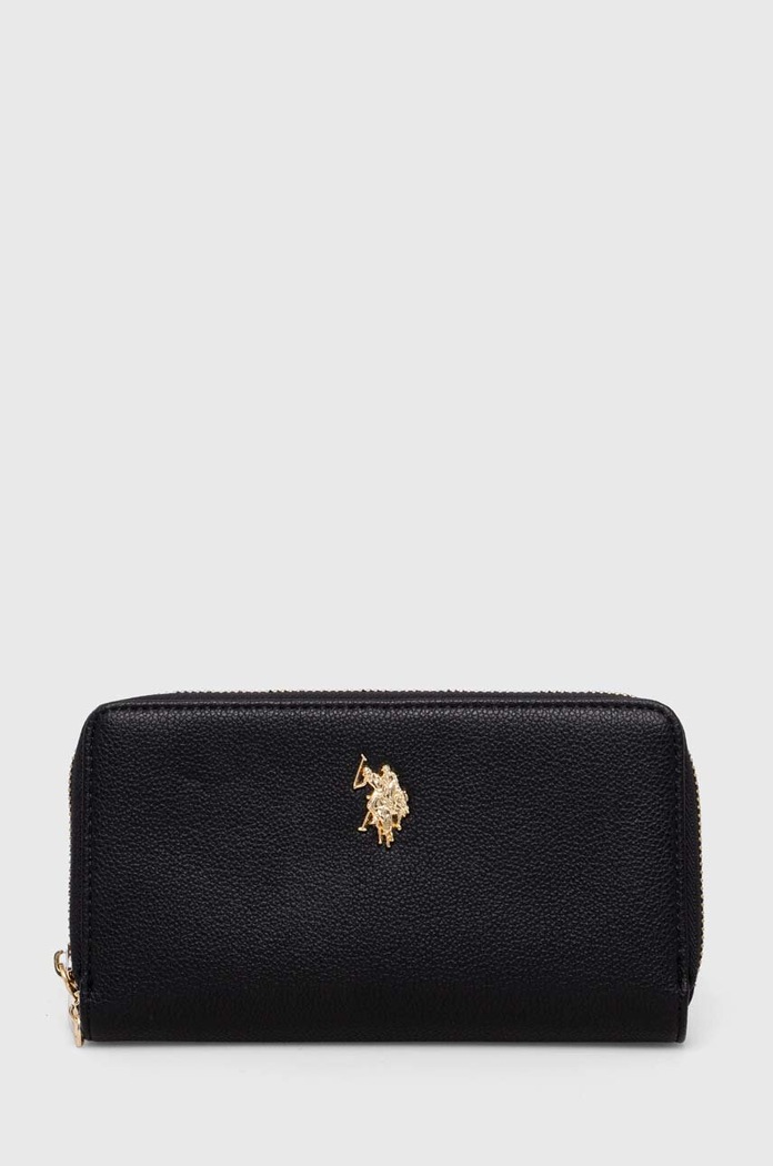 Peněženka U.S. Polo Assn. imitace kůže černá WIUJE6318WVP.000
