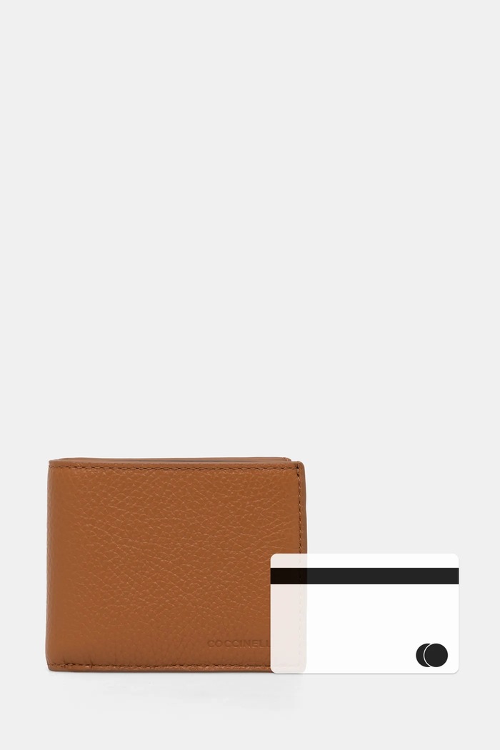 Кожен портфейл Coccinelle E2.MUK.81.04.01 кафяв